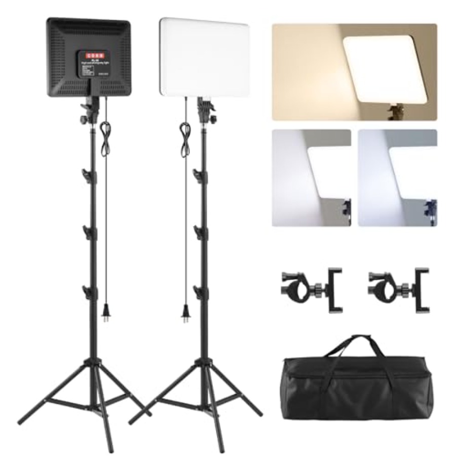 Photography With Lighting - 2-Pack LED Video Light Kit, 14