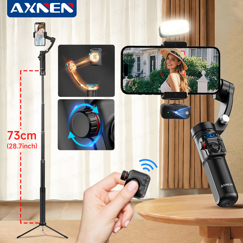 Photography Lighting Ai - AXNEN Mobile Phone Stabilizer 3 Axis