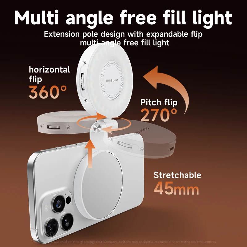LED Selfie Fill Light for Mags - Photography Lighting Professional incelemesi ve fiyatı