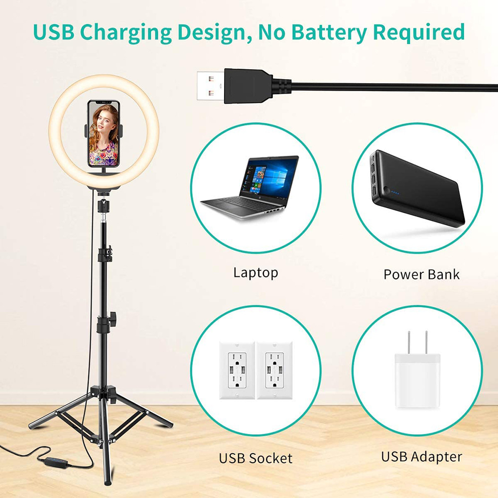 Phone Live Ring Light 10 Inch  - Photography Lighting Professional incelemesi ve fiyatı