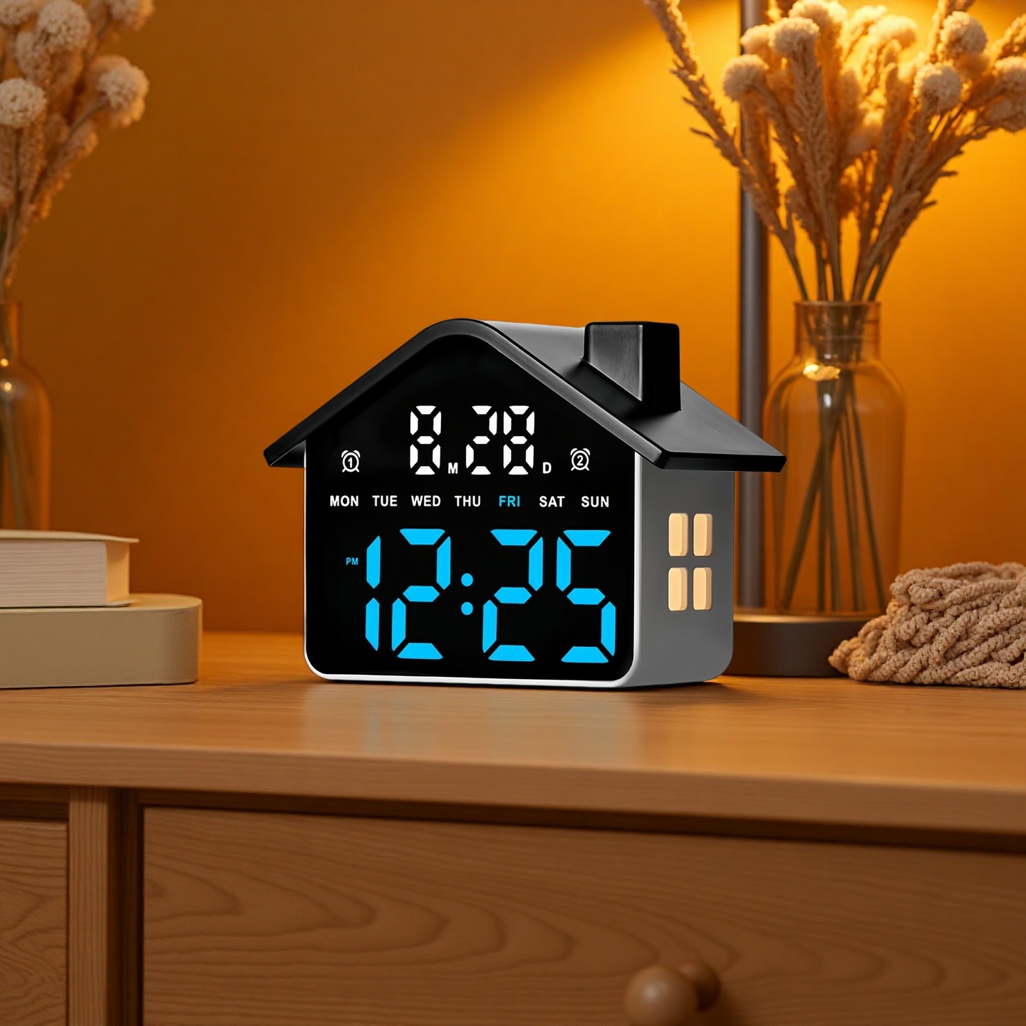 LED Digital Alarm Clock House  - Photography Lighting Portrait incelemesi ve fiyatı