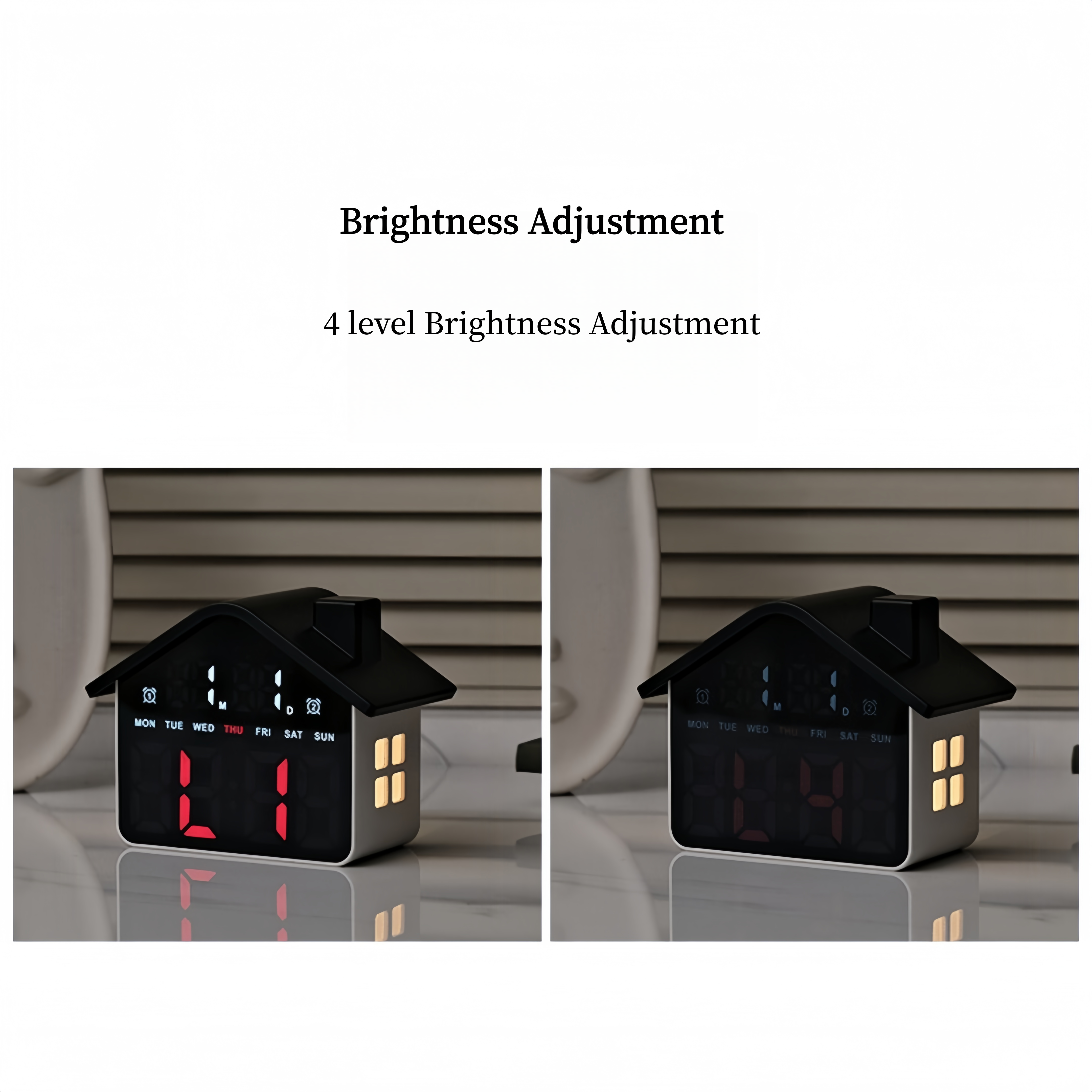 LED Digital Alarm Clock House  - Photography Lighting Portrait incelemesi ve fiyatı