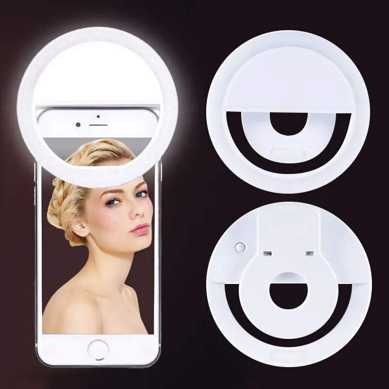 USB Rechargeable LED Selfie Ri - Photography Lighting Set Up incelemesi ve fiyatı