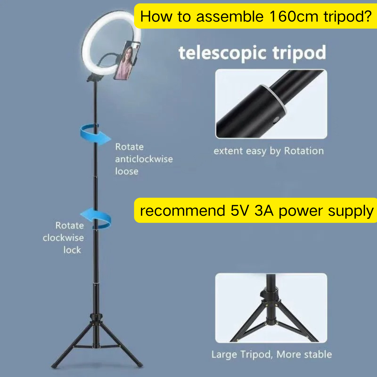 Youtube Shooting Vlog Selfie C - Photography Lighting Set Up incelemesi ve fiyatı