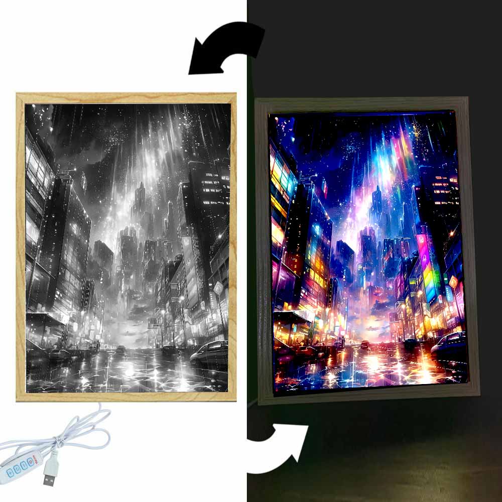 Beautiful City Light Painting  - Photography Lighting Board incelemesi ve fiyatı