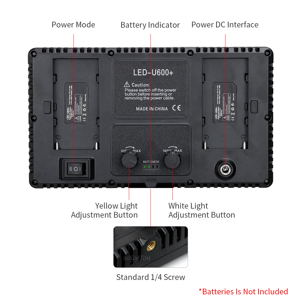 U800 LED Photo Studio Light fo - Photography Lighting Board incelemesi ve fiyatı
