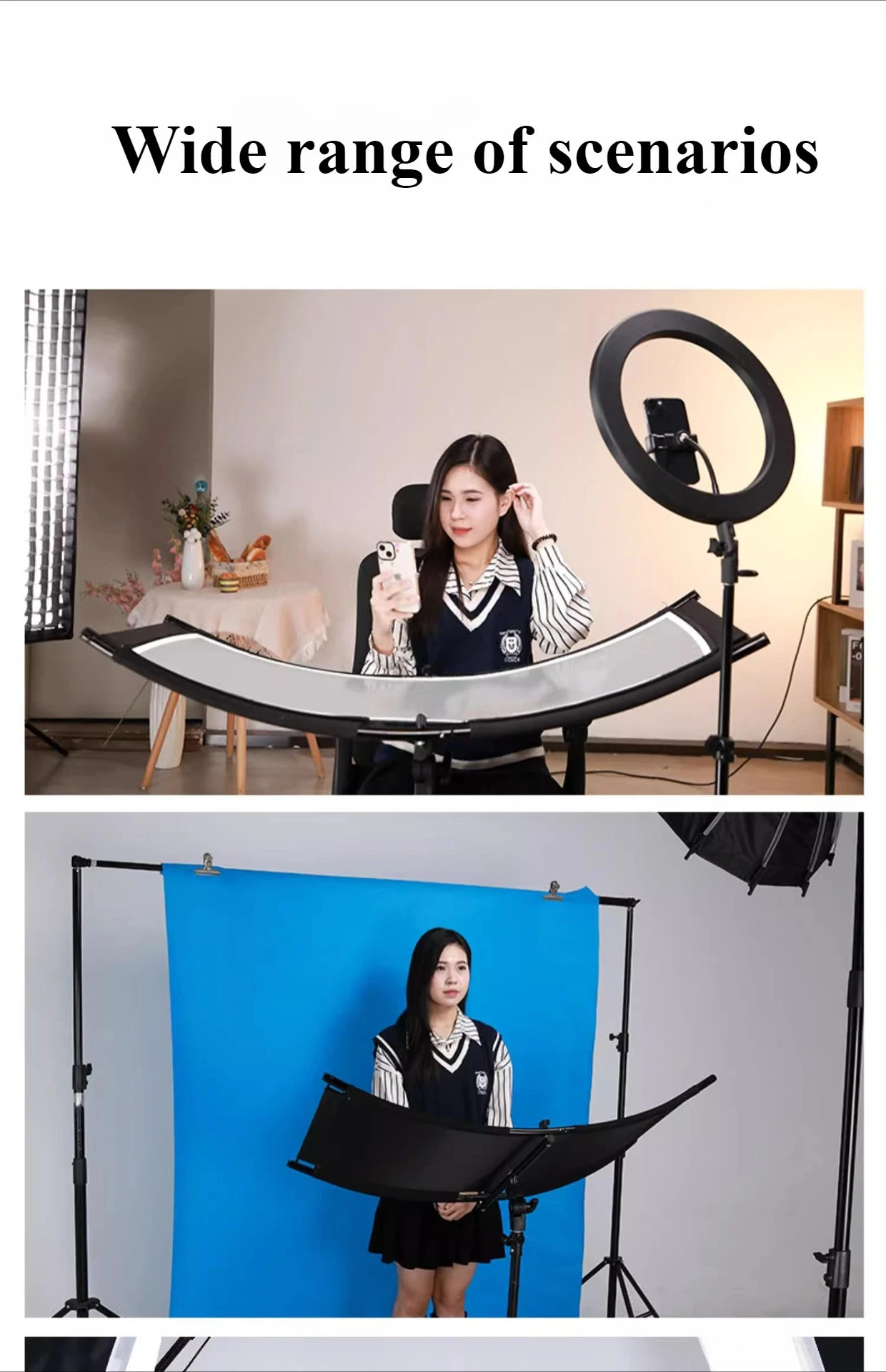 4-Color Cloth U-Type Reflector - Photography Lighting Type incelemesi ve fiyatı
