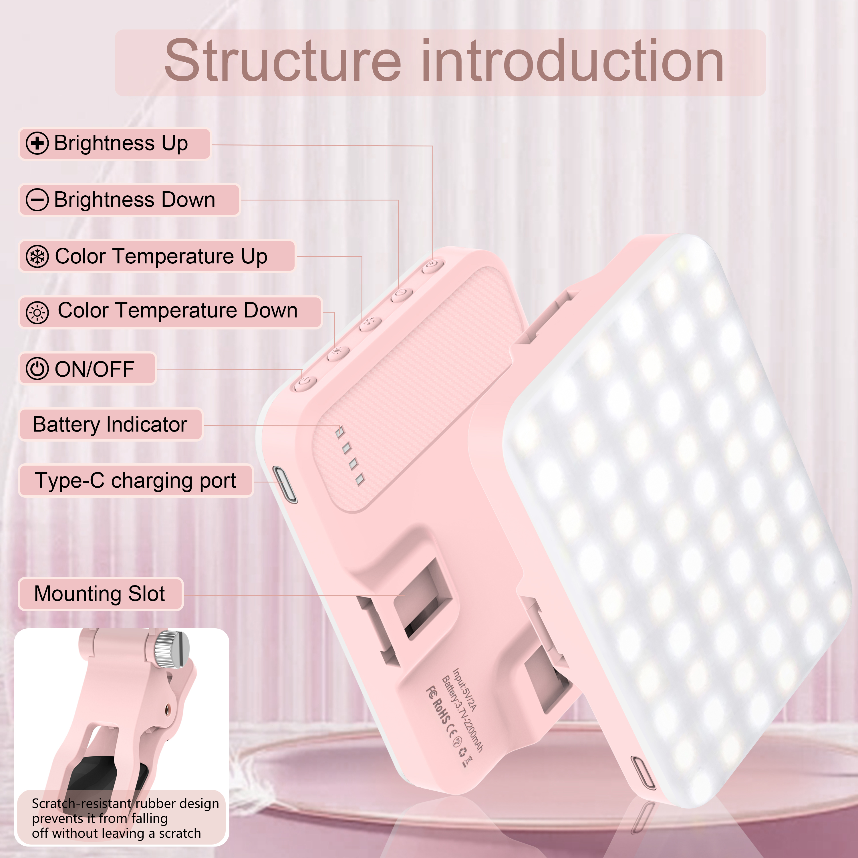 LED Selfie Light 60 High Power - Photography Lighting Professional incelemesi ve fiyatı