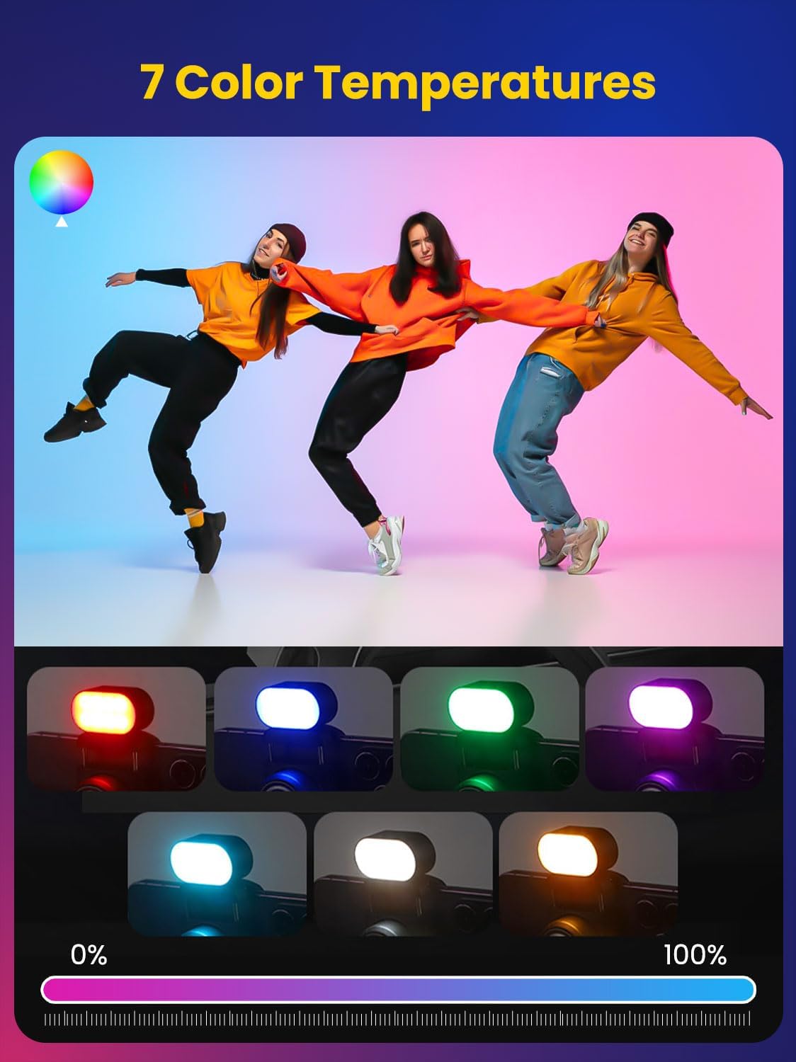 AOCHUAN Mini RGB Magnetic Fill - Photography Lighting Professional incelemesi ve fiyatı