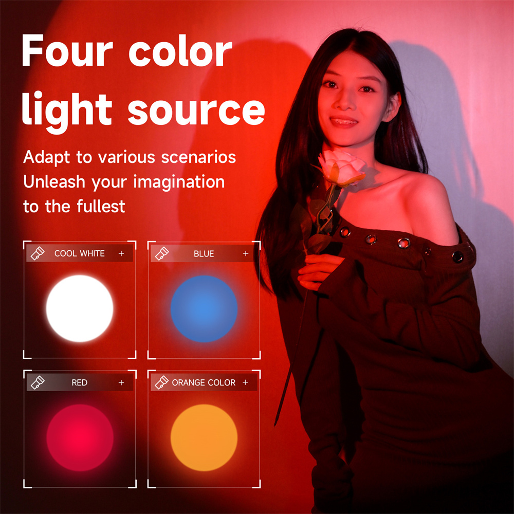 NEW Photography Flashlight 4-C - Torjim Rgb Photography Video Lighting incelemesi ve fiyatı