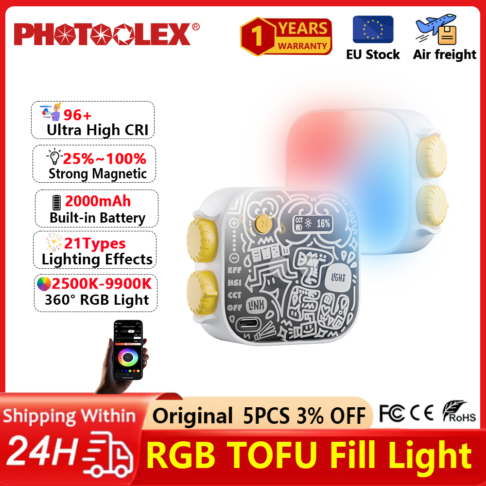 PHOTOOLEX Mini RGB Video Light - Photography Lighting Type incelemesi ve fiyatı