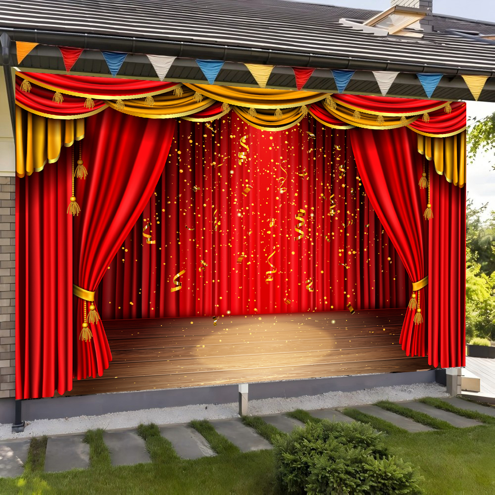 Red Theater Curtain Party Back - Photography Lightning incelemesi ve fiyatı