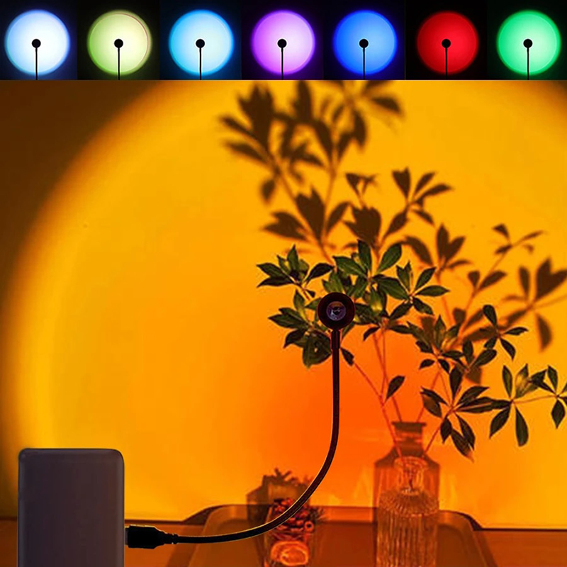 LED USB Sunset Lamp Projector  - Photography Lighting Home incelemesi ve fiyatı