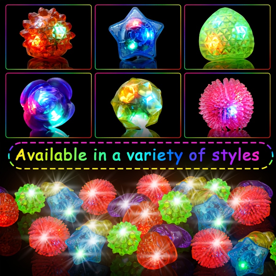 10Pcs LED Light Up Jelly Rings - Led Ring Light 18 incelemesi ve fiyatı