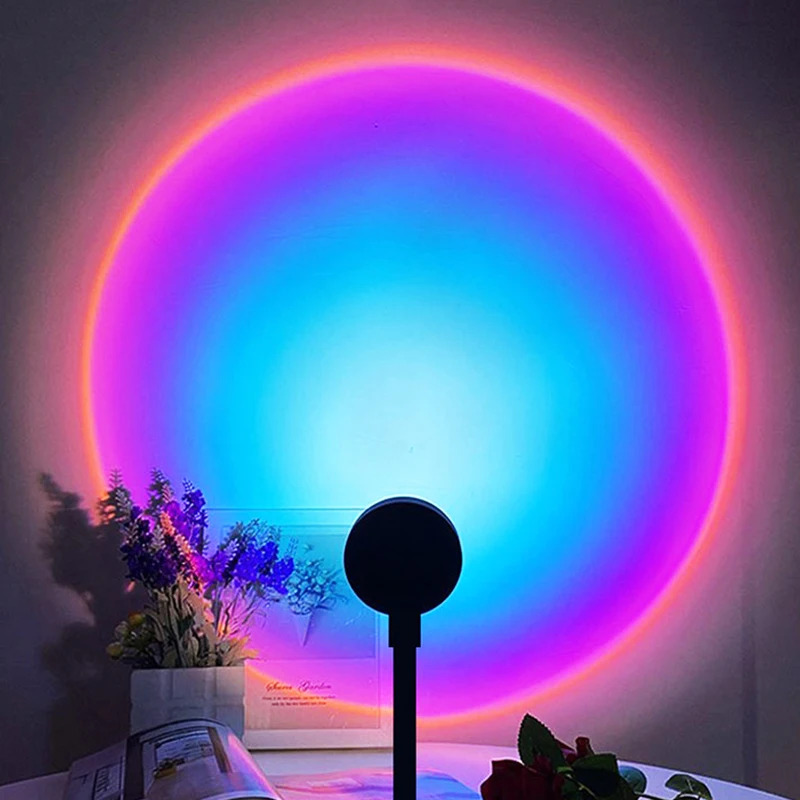 1-4pcs Sunset Lamp LED Rainbow - Photography Lighting Home incelemesi ve fiyatı