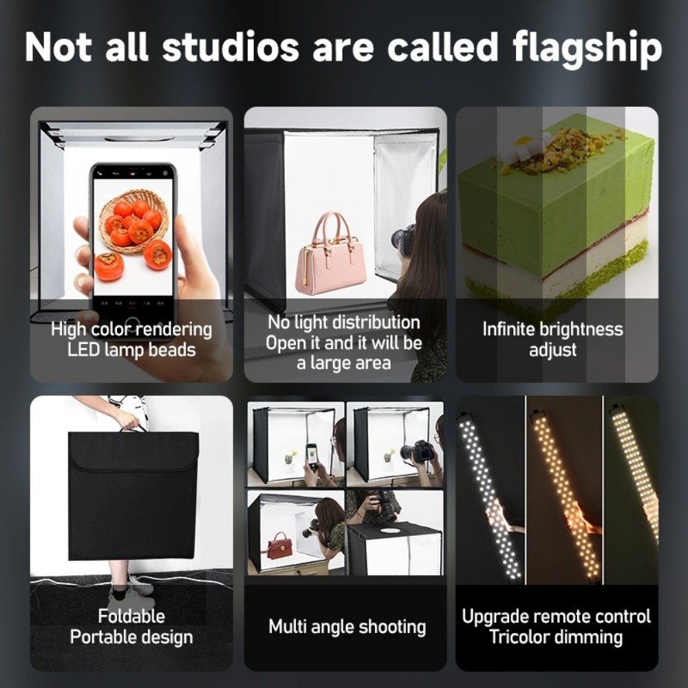45/65cm LED Soft Light Box Min - Photography Lighting Board incelemesi ve fiyatı