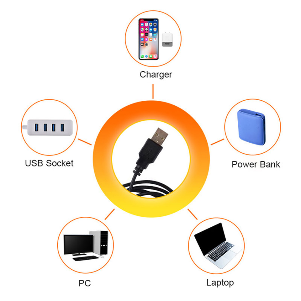 1x USB Sunset Lamp LED Rainbow - Photography Lighting Home incelemesi ve fiyatı