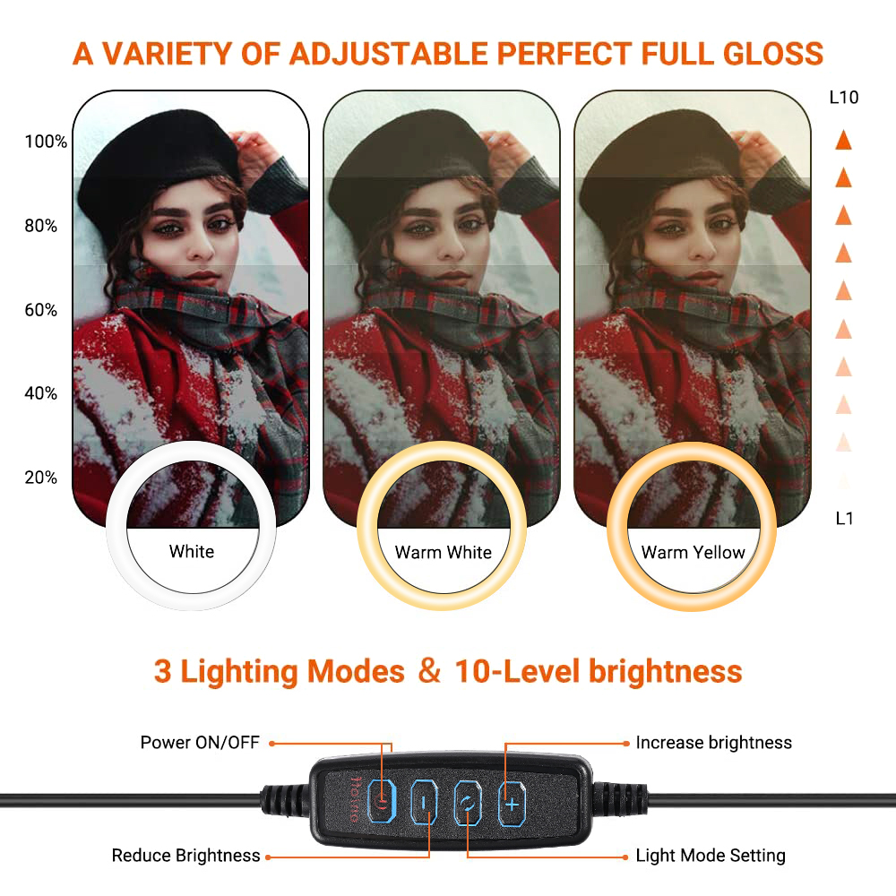 26cm 10 inch Led Ring Selfie L - Photography Lighting Set Up incelemesi ve fiyatı