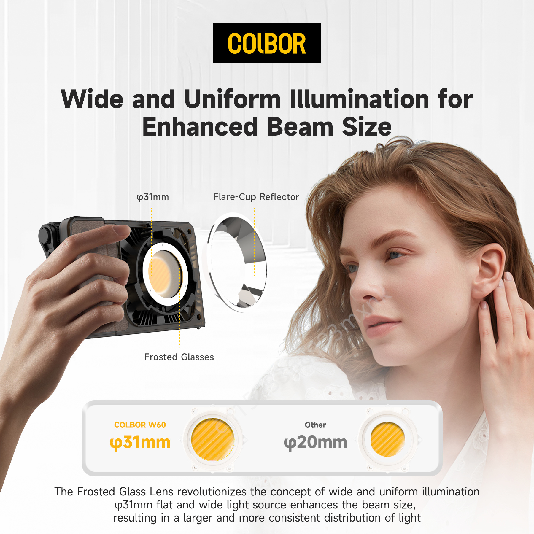 Colbor W60 W100R RGB LED Video - Torjim Rgb Photography Video Lighting incelemesi ve fiyatı