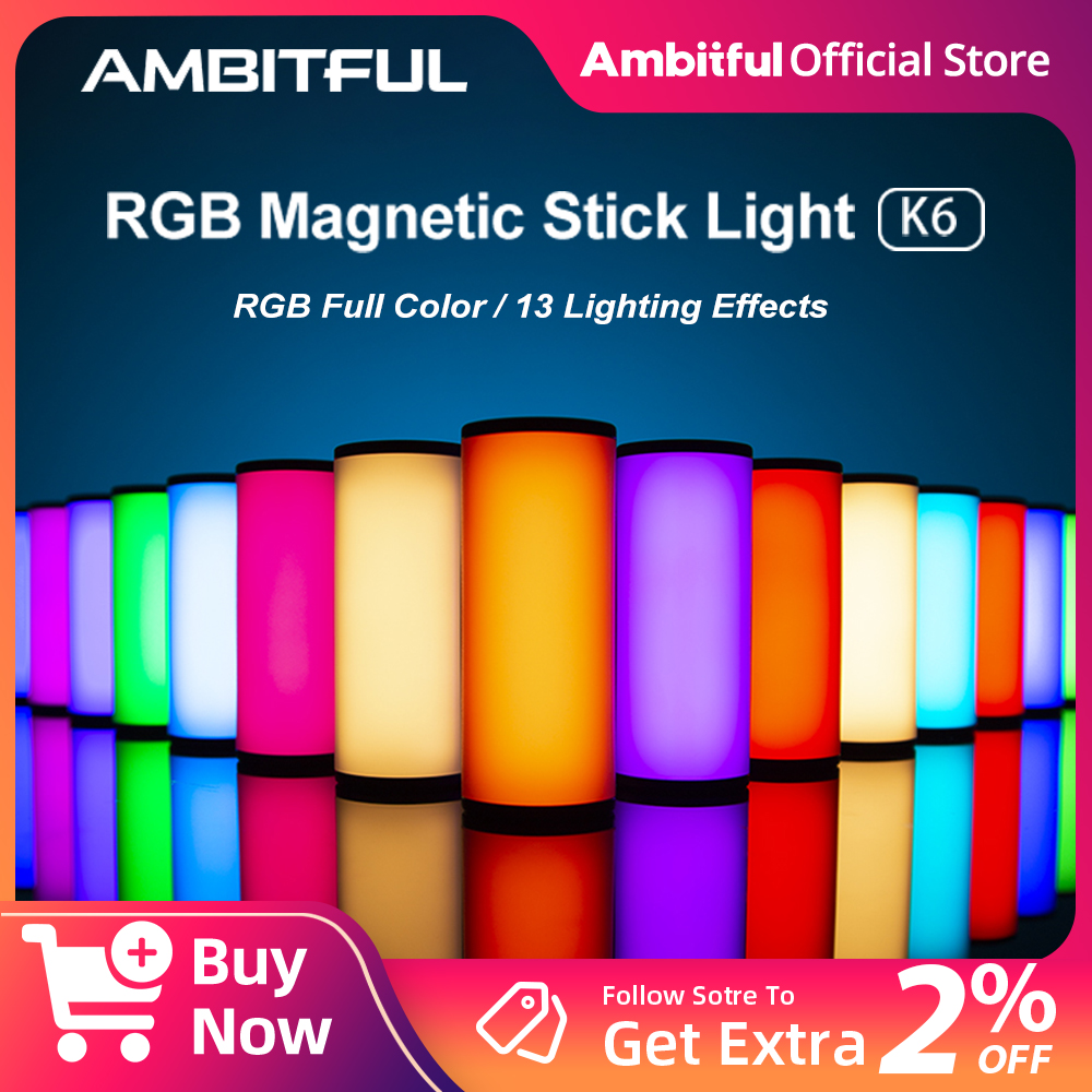 Ambitful K6 Mini RGB Photograp - Torjim Rgb Photography Video Lighting incelemesi ve fiyatı