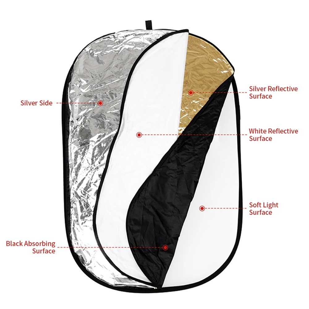 60/80/110CM 5-in-1 Collapsible - Photography Lighting Outdoor incelemesi ve fiyatı