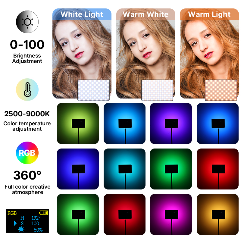 Ulanzi LT003 15W RGB Video Lig - Photography Lighting Board incelemesi ve fiyatı