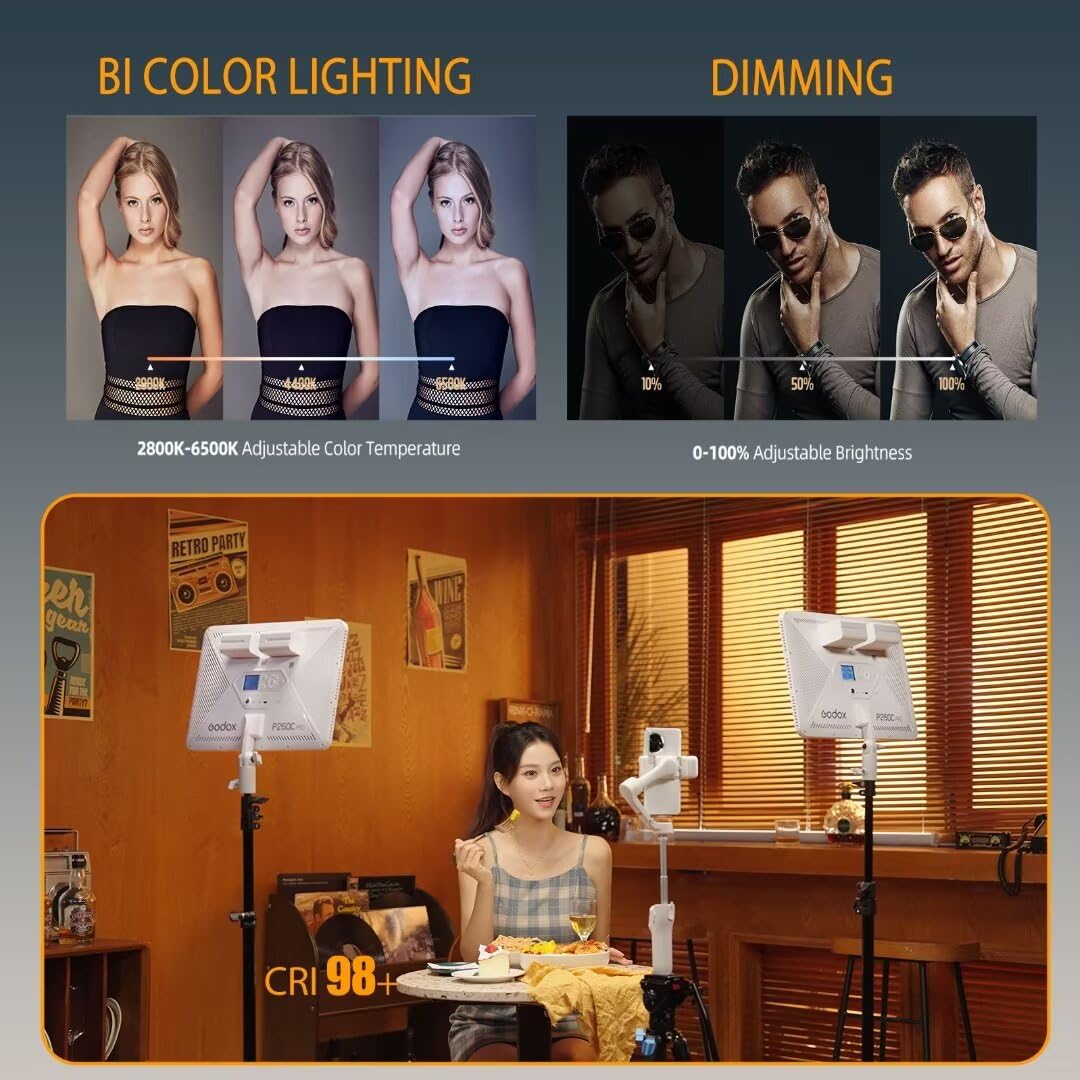 Godox P260C Pro LED Video Ligh - Photography Lighting Board incelemesi ve fiyatı