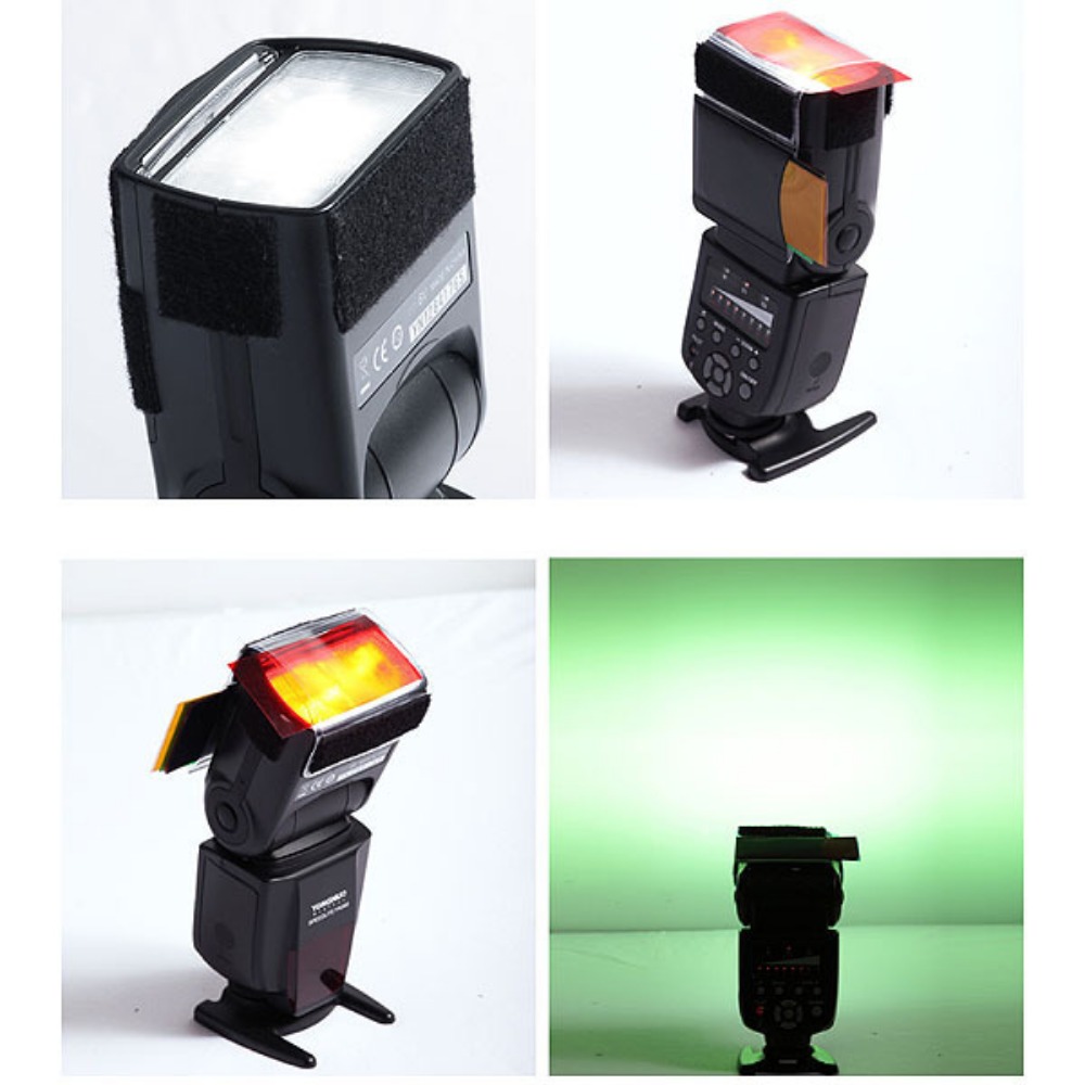12 Colors Camera Flash Gels Li - Photography Lighting Portrait incelemesi ve fiyatı