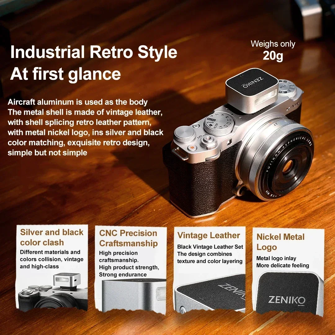 ZENIKO ZF04/ZF08 Mini Camera F - Torjim Rgb Photography Video Lighting incelemesi ve fiyatı