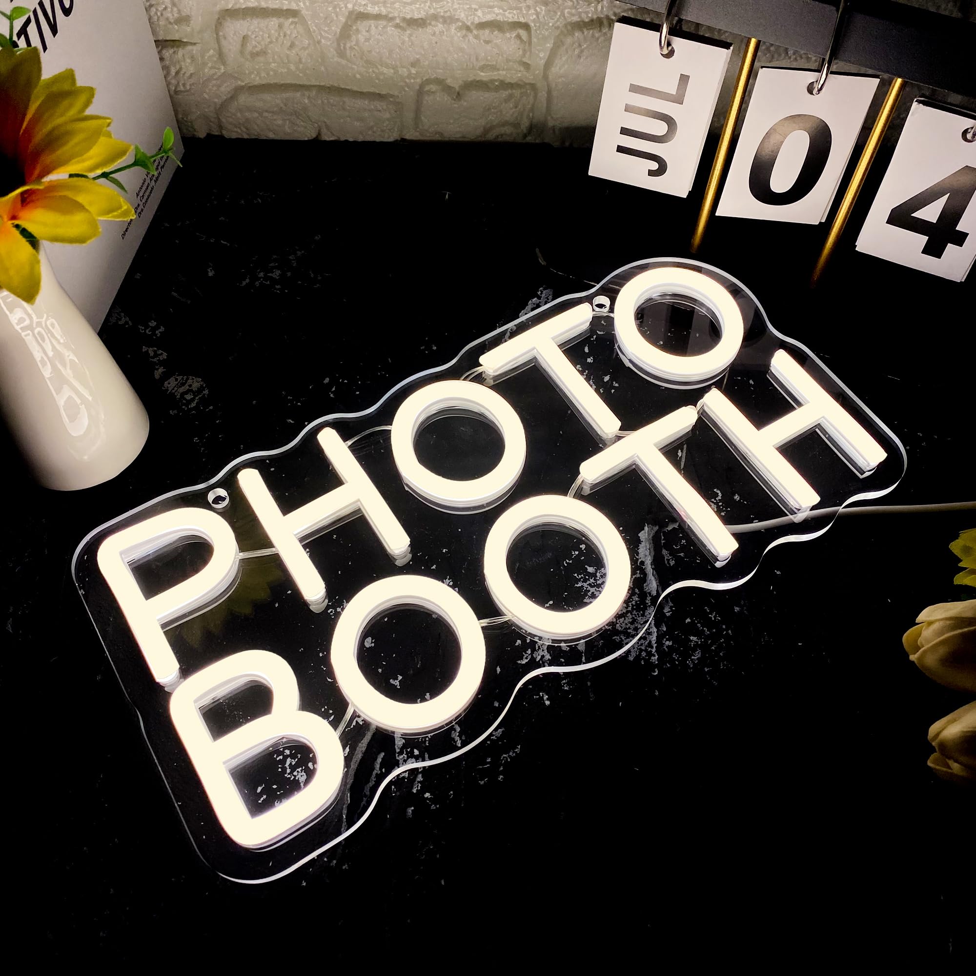 Photo Booth Neon Sign, Dimmabl - Photography Lighting Wedding Reception incelemesi ve fiyatı