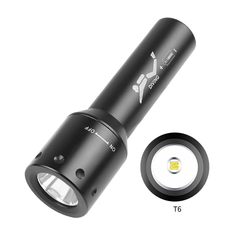 New T6 LED Diving Torch Long-R - Photography With Lighting incelemesi ve fiyatı