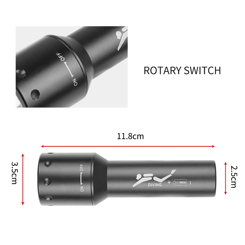 New T6 LED Diving Torch Long-R - Photography With Lighting incelemesi ve fiyatı