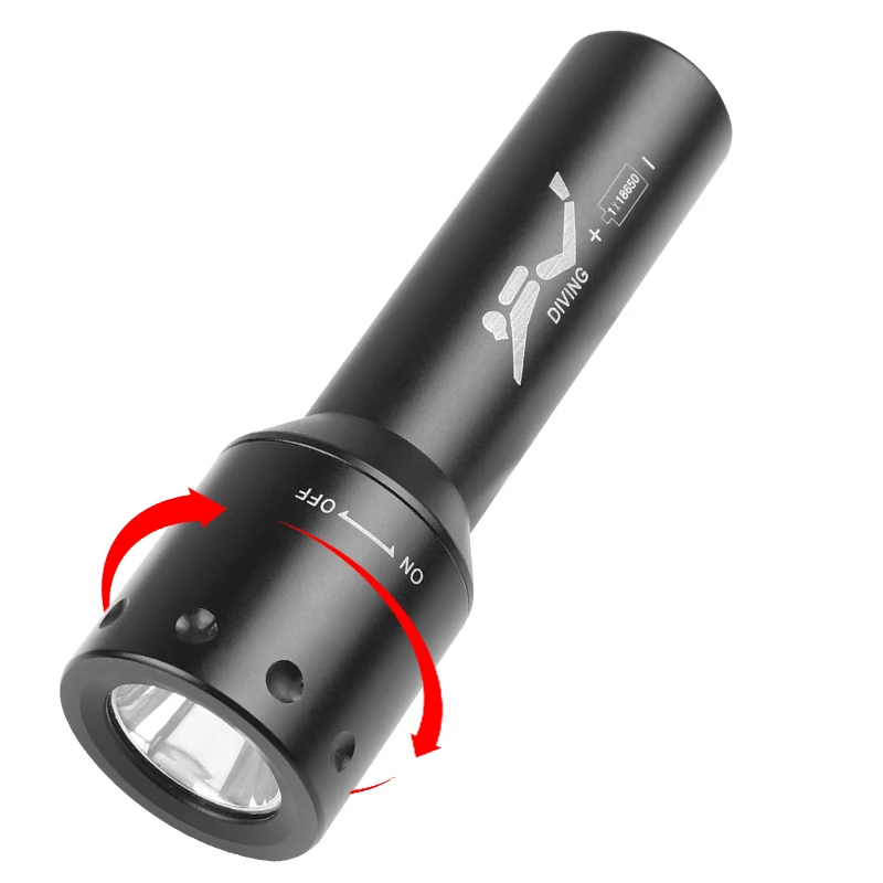 New T6 LED Diving Torch Long-R - Photography With Lighting incelemesi ve fiyatı