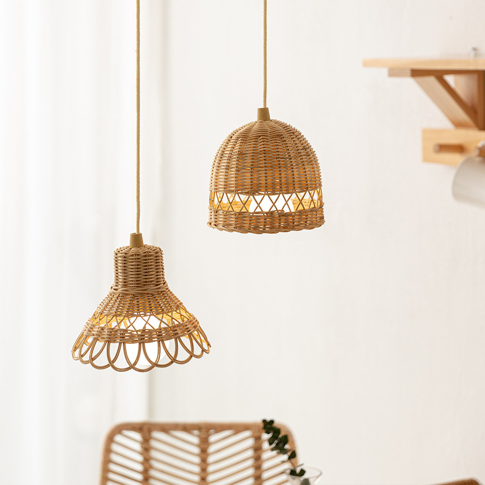 Rattan Lampshade Handmade Phot - Photography Lighting Home incelemesi ve fiyatı