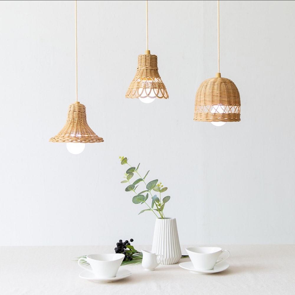 Rattan Lampshade Handmade Phot - Photography Lighting Home incelemesi ve fiyatı