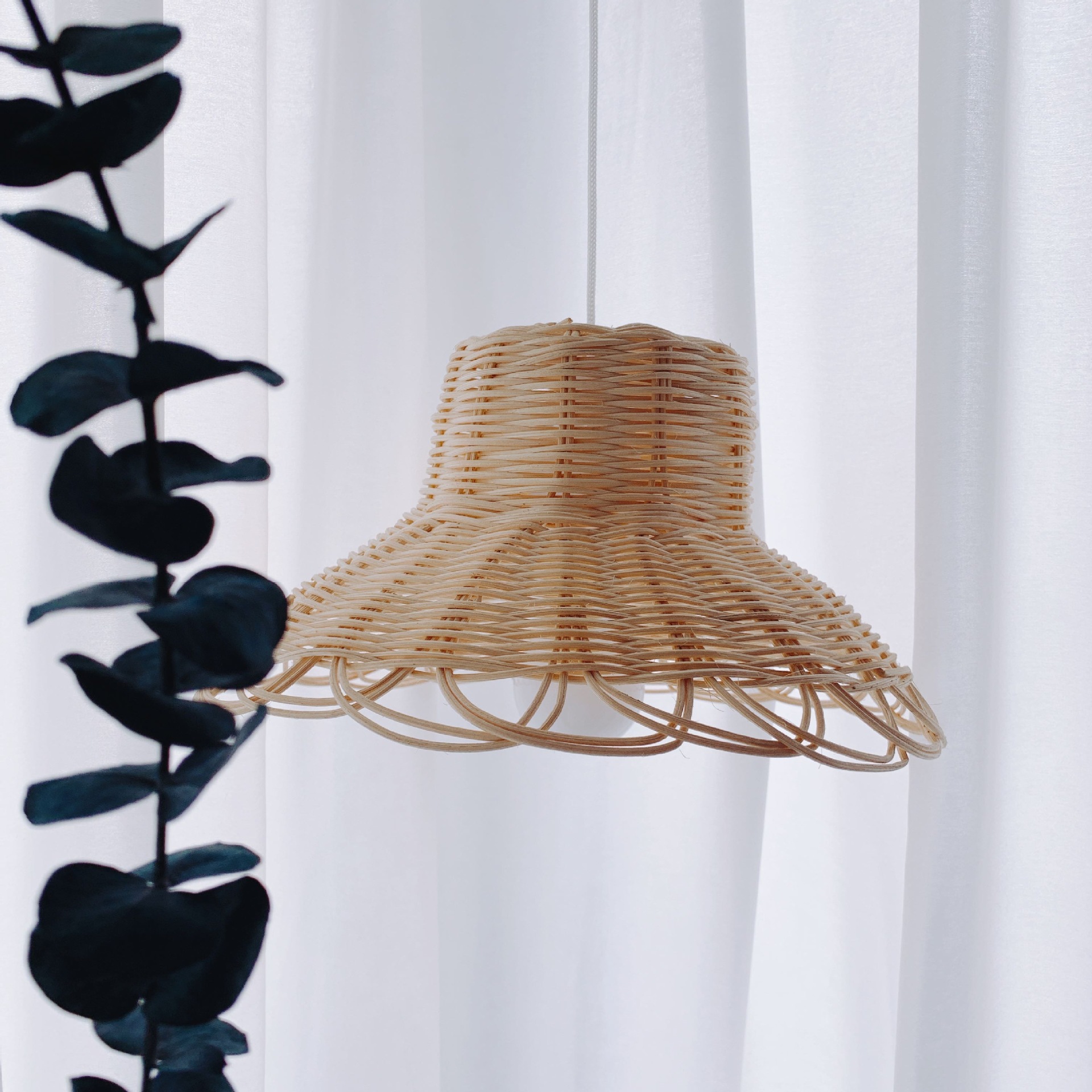 Rattan Lampshade Handmade Phot - Photography Lighting Home incelemesi ve fiyatı