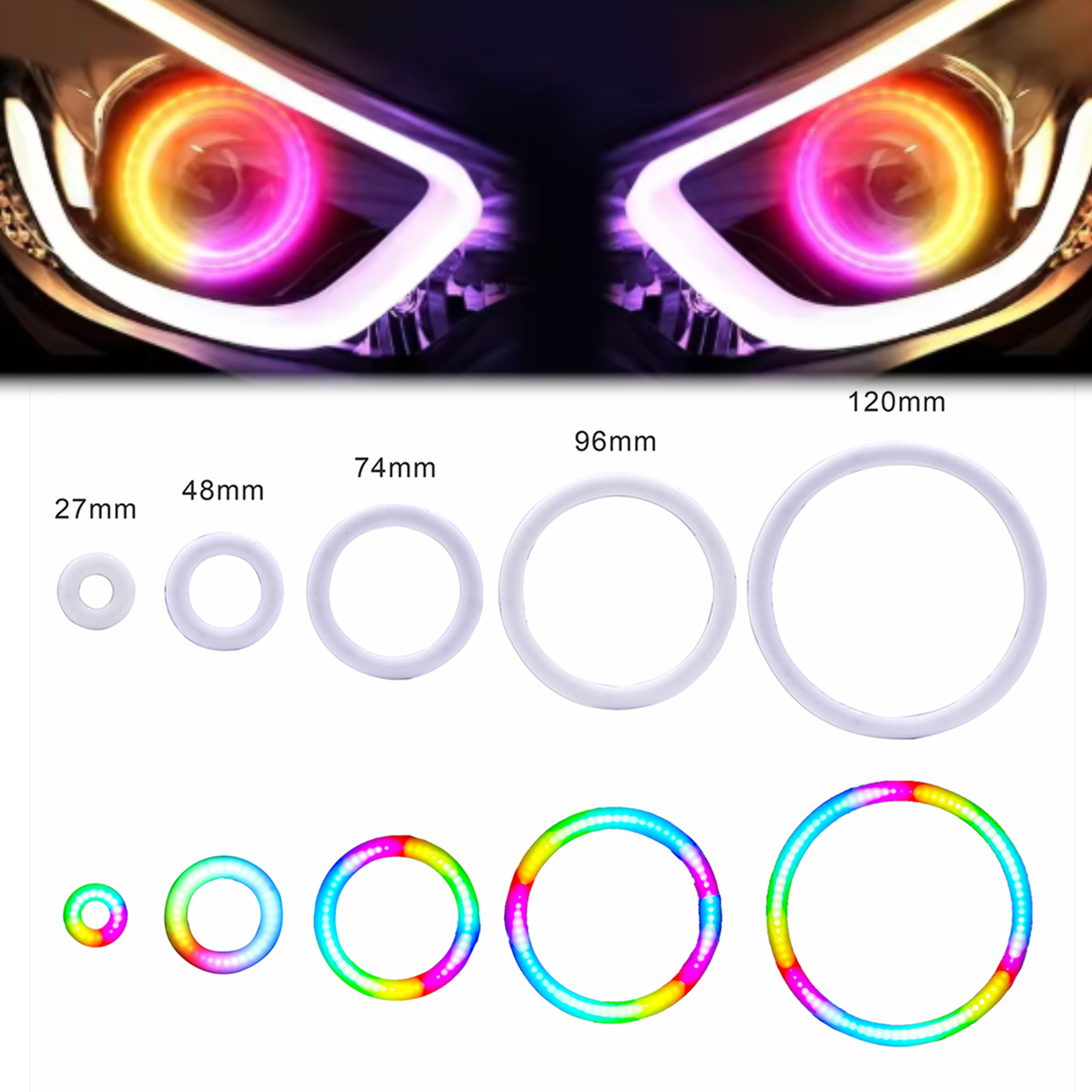 5V/12V WS2812B RGB COB RING Pi - Led Ring Light 18 incelemesi ve fiyatı