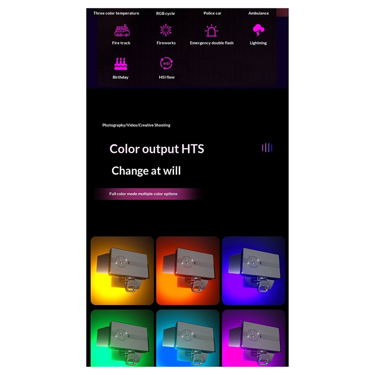 A10R Four-Page Diffuser RGB Fi - Photography Lighting Outdoor incelemesi ve fiyatı
