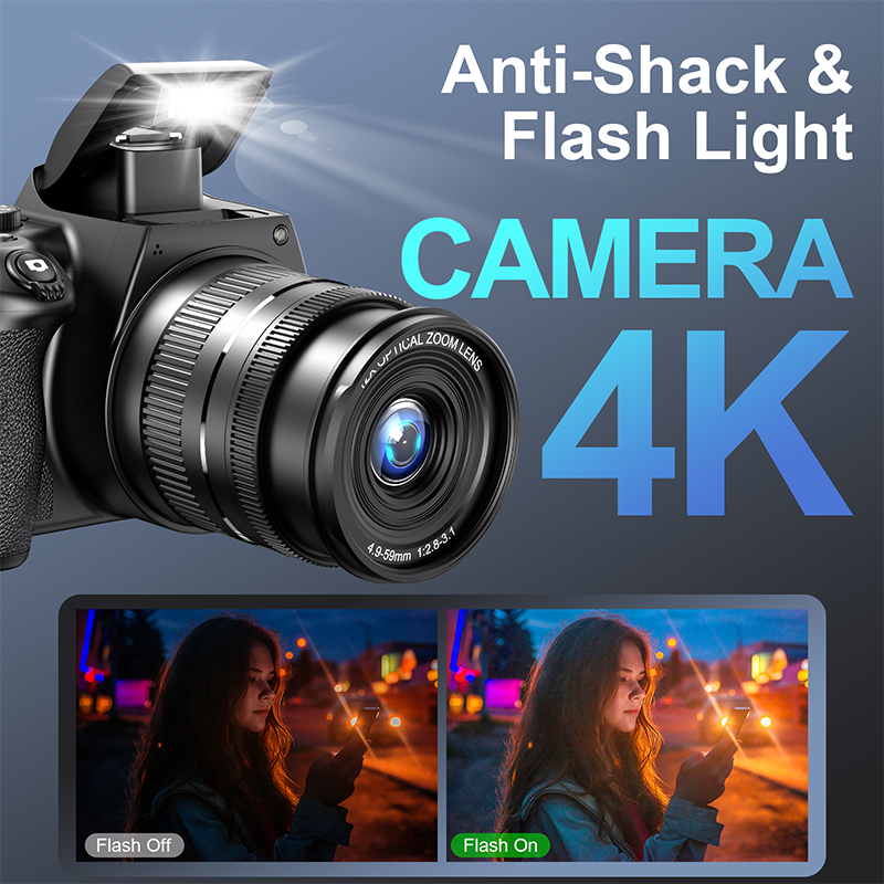 4K Digital Camera Professional - Photography Lighting Beginners incelemesi ve fiyatı