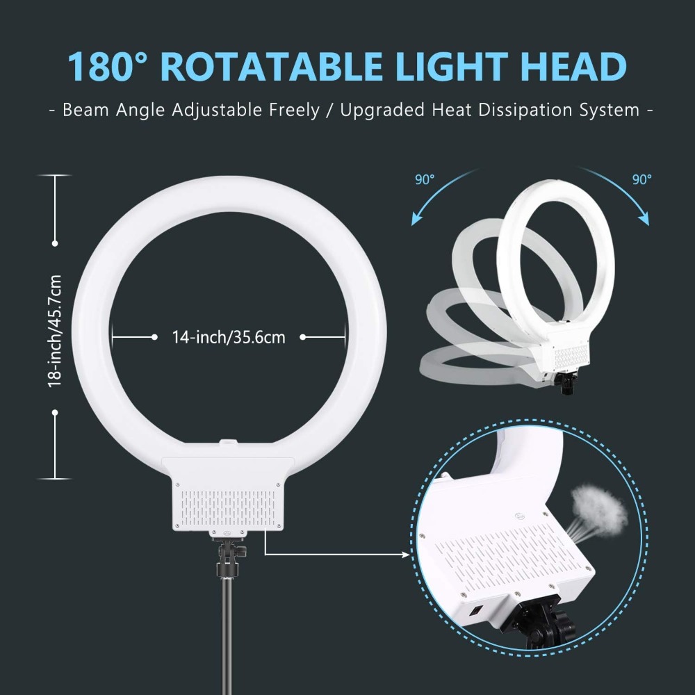 18 Inch Ring Light with Tripod - Led Ring Light 18 incelemesi ve fiyatı