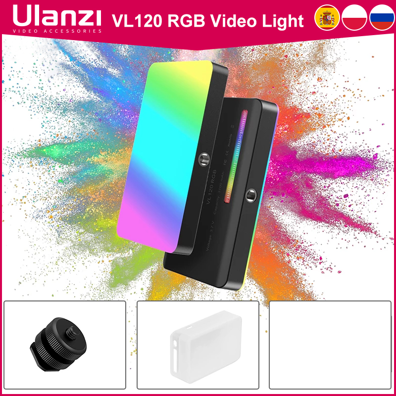 Ulanzi VL120 RGB Camera Video  - Torjim Rgb Photography Video Lighting incelemesi ve fiyatı